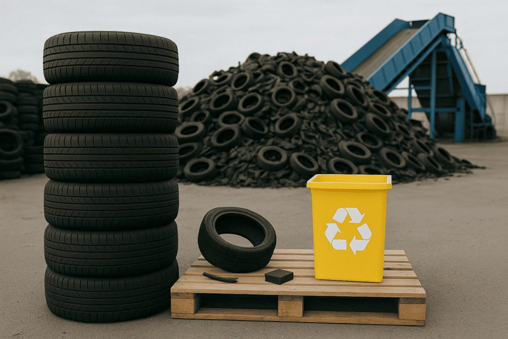 Переработка резины и шин: от старых покрышек к новым продуктам