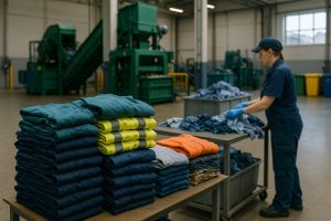 Утилизация и переработка старых текстильных отходов (спецодежда, униформа, ветхий фонд)