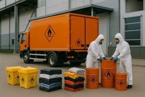 Как устроена логистика вывоза опасных отходов для предприятий: маршрут, упаковка, контроль