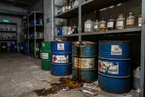 Утилизация химических отходов: что нельзя хранить на складе слишком долго